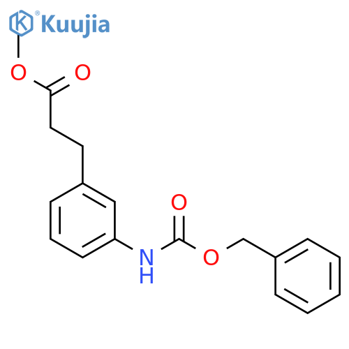 Benzenepropanoic acid,3-[[(phenylmethoxy)carbonyl]amino]-, methyl ester structure
