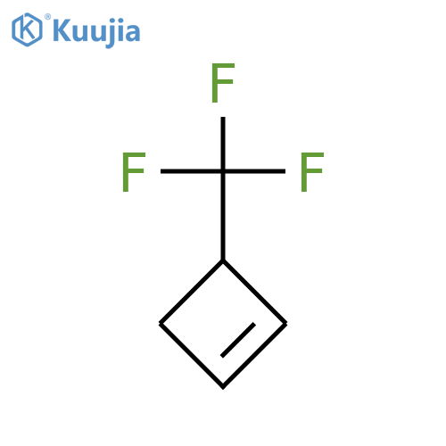 3-(Trifluoromethyl)cyclobut-1-ene structure