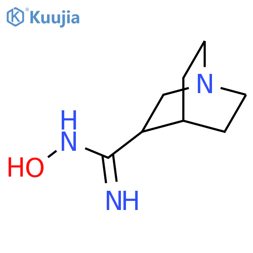 N-Hydroxyquinuclidine-3-carboximidamide structure