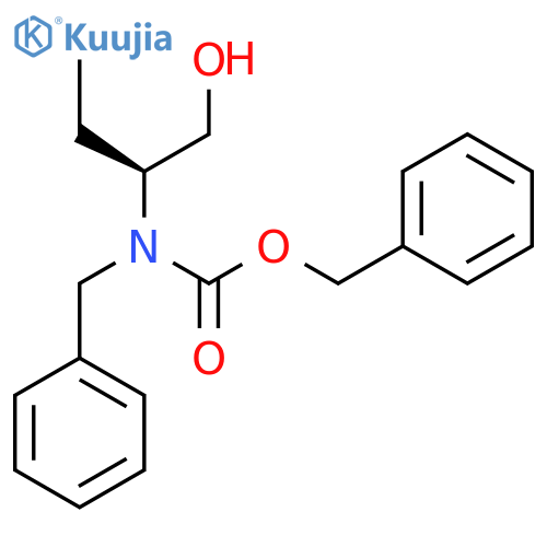 benzyl N-benzyl-N-[(2S)-1-hydroxybutan-2-yl]carbamate structure