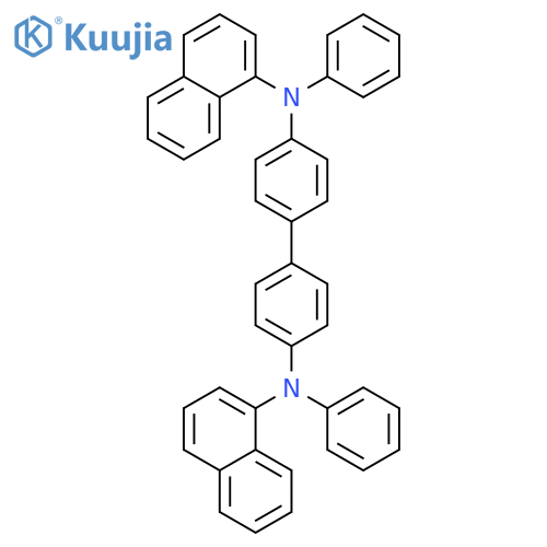 N,N'-Di-(1-naphthyl)-N,N'-diphenyl-(1,1'-biphenyl)-4,4'-diamine structure