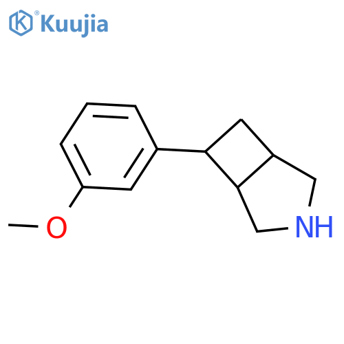 6-(3-methoxyphenyl)-3-azabicyclo3.2.0heptane structure