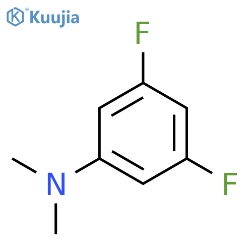 Benzenamine,3,5-difluoro-N,N-dimethyl- structure