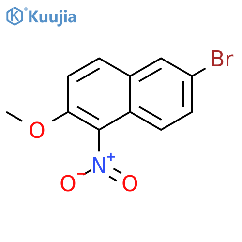 6-Bromo-2-methoxy-1-nitronaphthalene structure