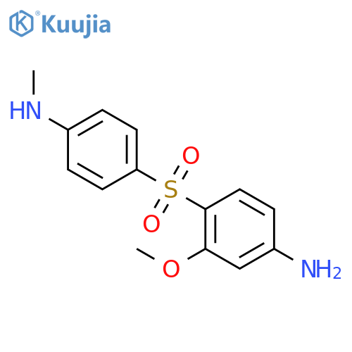 Benzenamine, 4-[(4-amino-2-methoxyphenyl)sulfonyl]-N-methyl- structure
