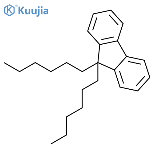 9,9-Dihexylfluorene structure