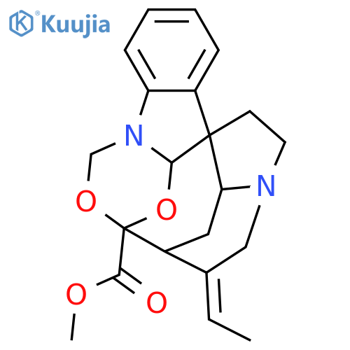 7aH-6,8-(Epoxymethano)-3,5-ethano-3H-pyrrolo[3',2':3,4]oxepino[2,3-b]indole-6(3aH)-carboxylicacid, 15-ethylidene-1,2,4,5-tetrahydro-, methyl ester,(3S,3aS,5S,6R,7aR,12bS,15E)- (9CI) structure