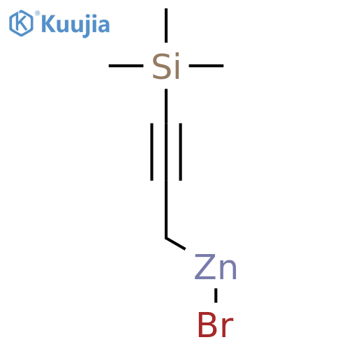 3-(Trimethylsilyl)propynylzinc bromide, 0.50 M in THF structure