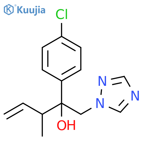 1H-1,2,4-Triazole-1-ethanol, α-(4-chlorophenyl)-α-(1-methyl-2-propen-1-yl)- structure