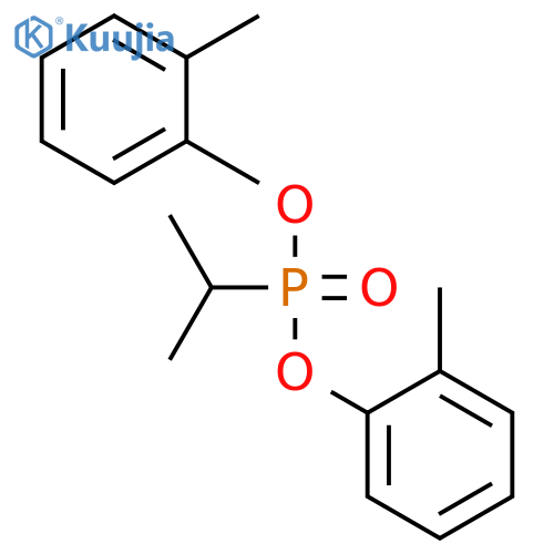 Phosphonic acid,(1-methylethyl)-, bis(2-methylphenyl) ester (9CI) structure