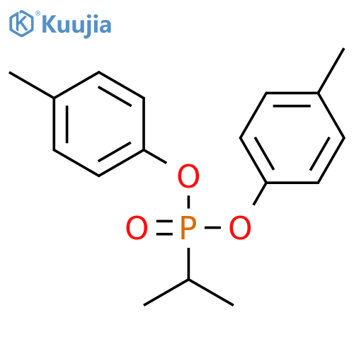 bis(4-methylphenyl) propan-2-ylphosphonate structure