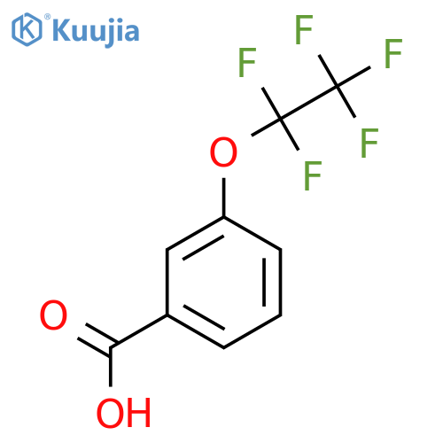 3-(1,1,2,2,2-Pentafluoroethoxy)benzoic acid structure
