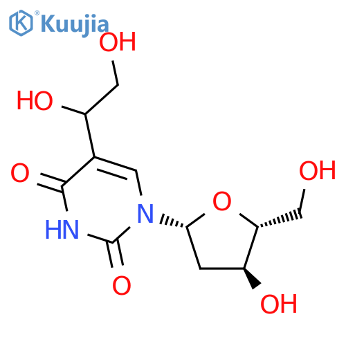 Uridine,2'-deoxy-5-(1-hydroxy-2-methoxyethyl)-, (S)- (9CI) structure