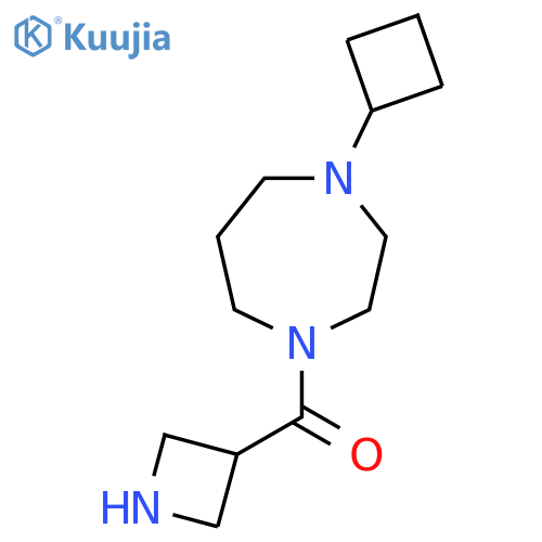 1-(Azetidin-3-ylcarbonyl)-4-cyclobutyl-1,4-diazepane structure