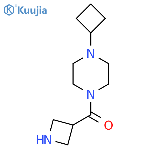 1-(azetidine-3-carbonyl)-4-cyclobutylpiperazine structure