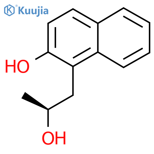 1-(2S)-2-hydroxypropylnaphthalen-2-ol structure