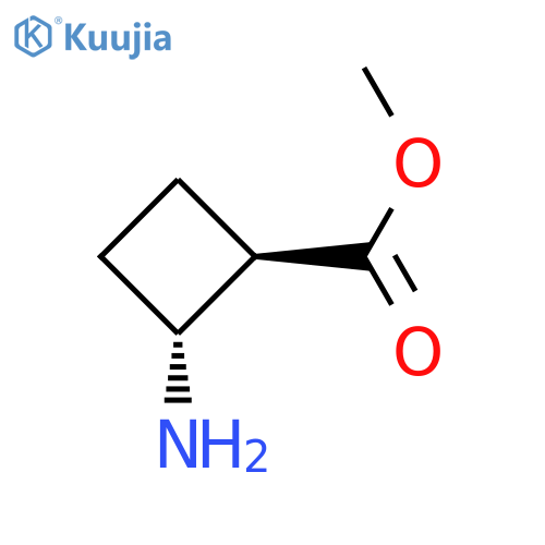 Methyl (1R,2R)-2-aminocyclobutane-1-carboxylate structure