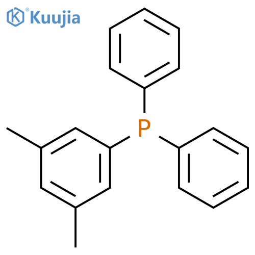 Phosphine, (3,5-dimethylphenyl)diphenyl- structure