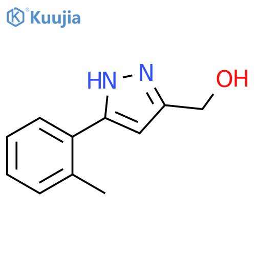 (3-O-Tolyl-1H-pyrazol-5-yl) methanol structure