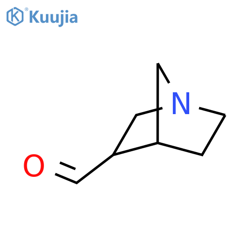 1-Azabicyclo[2.2.1]heptane-3-carboxaldehyde, exo- structure