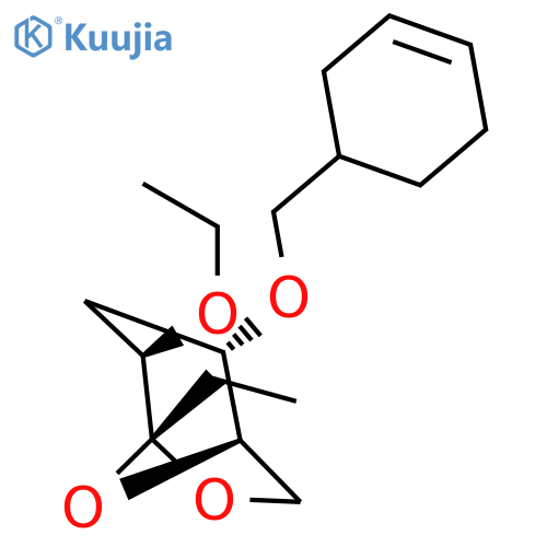 .beta.-D-ribo-3-Octulopyranose, 3,8-anhydro-6-O-(3-cyclohexen-1-ylmethyl)-1,2,5-trideoxy-4-O-ethyl- structure