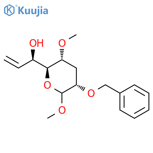 talo-Oct-7-enopyranoside, methyl 3,7,8-trideoxy-4-O-methyl-2-O-(phenylmethyl)- structure