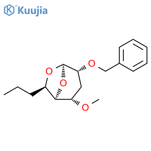 b-allo-Nonopyranose,1,6-anhydro-3,7,8,9-tetradeoxy-4-O-methyl-2-O-(phenylmethyl)- (9CI) structure