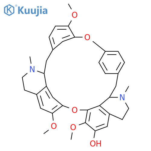 2H-1,24:12,15-Dietheno-6,10-metheno-16H-pyrido[2',3':17,18][1,10]dioxacycloeicosino[2,3,4-ij]isoquinolin-21-ol, 3,4,4a,5,16a,17,18,19-octahydro-9,22,26-trimethoxy-4,17-dimethyl-, (4aR,16aS)- (9CI) structure