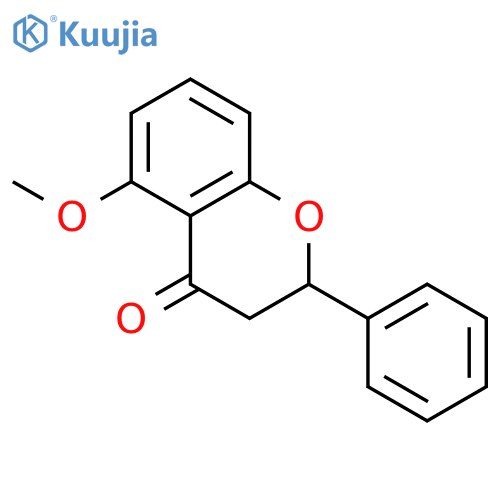 4H-1-Benzopyran-4-one,2,3-dihydro-5-methoxy-2-phenyl-, (2S)- structure