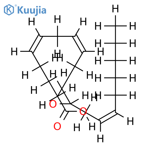 (5Z,8Z,11R,12S,14Z)-11,12-Epoxy-5,8,14-eicosatetraenoic acid structure
