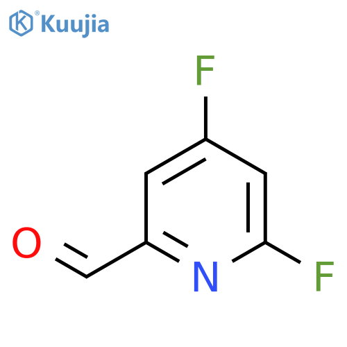 4,6-Difluoropyridine-2-carbaldehyde structure