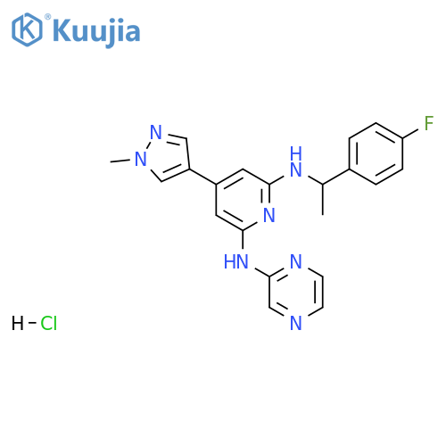 Ilginatinib hydrochloride structure