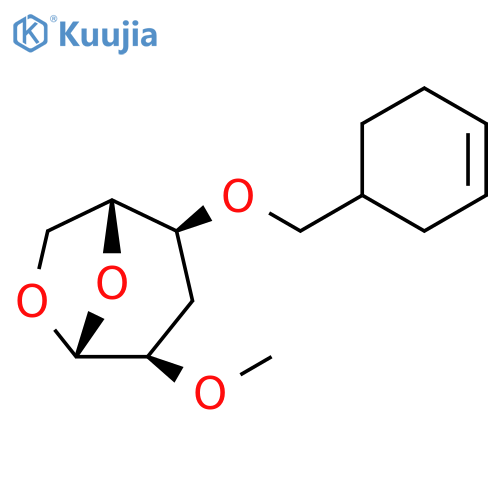 b-D-ribo-Hexopyranose,1,6-anhydro-4-O-(3-cyclohexen-1-ylmethyl)-3-deoxy-2-O-methyl- structure