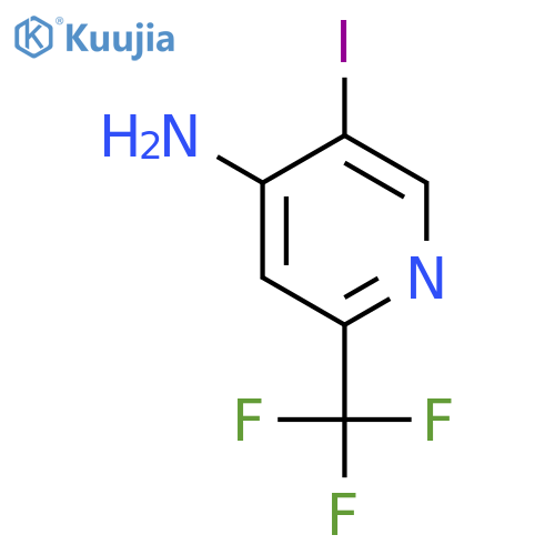 5-Iodo-2-(trifluoromethyl)pyridin-4-amine structure