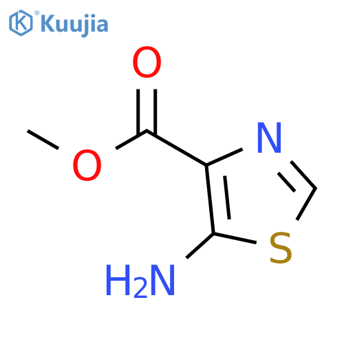 methyl 5-amino-1,3-thiazole-4-carboxylate structure