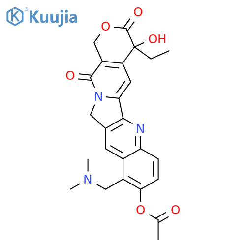 Topotecan acetate structure