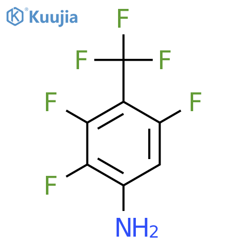 2,3,5-Trifluoro-4-trifluoromethyl-phenylamine structure