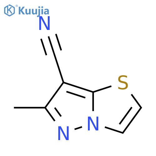6-Methylpyrazolo[3,2-b][1,3]thiazole-7-
carbonitrile structure
