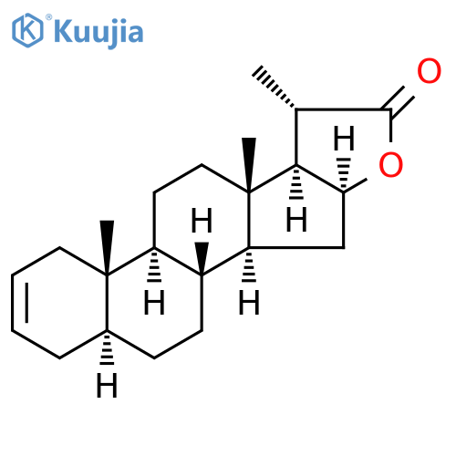 (5α,16β,20S)-16-Hydroxypregn-2-ene-20-carboxylic Acid γ-Lactone structure