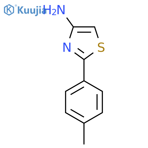 2-(4-Methylphenyl)-4-thiazolamine structure