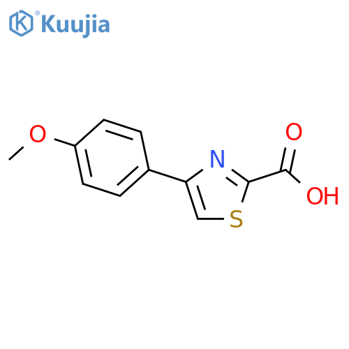Sodium 4-(4-Methoxyphenyl)-1,3-thiazole-2-carboxylate structure