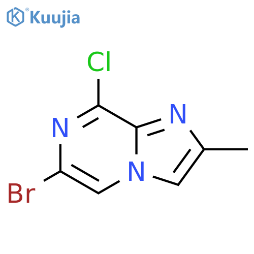 6-broMo-8-chloro-2-MethyliMidazo[1,2-a]pyrazine structure