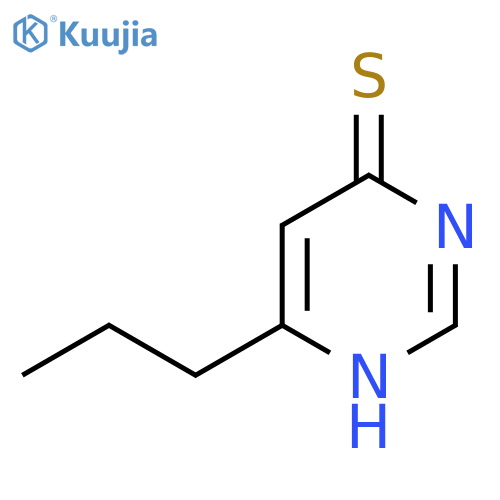 6-propylpyrimidine-4-thiol structure