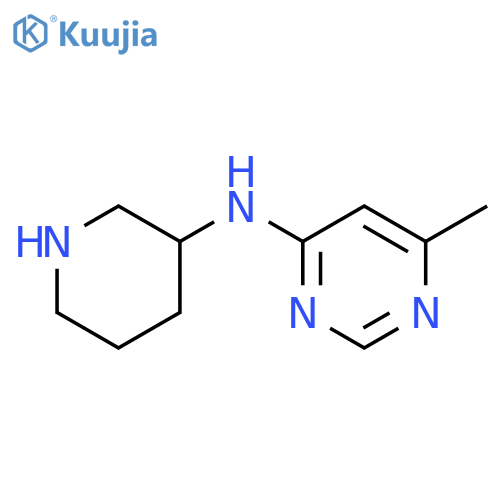 6-methyl-N-(piperidin-3-yl)pyrimidin-4-amine structure