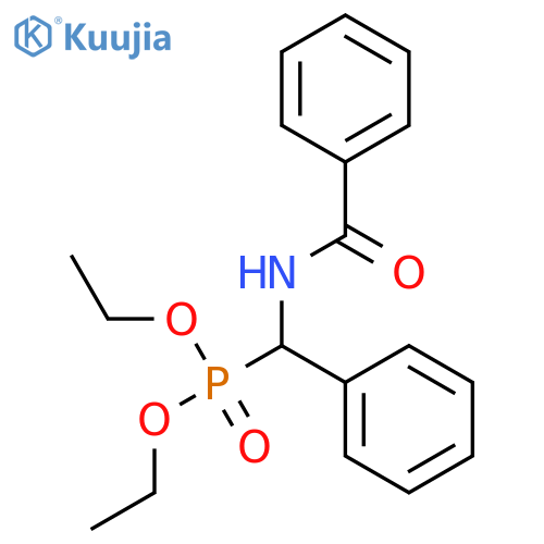 Diethyl [benzamido(phenyl)methyl]phosphonate structure