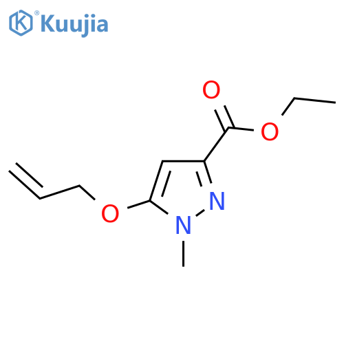 Ethyl 1-Methyl-5-(prop-2-en-1-yloxy)-1H-pyrazole-3-carboxylate structure