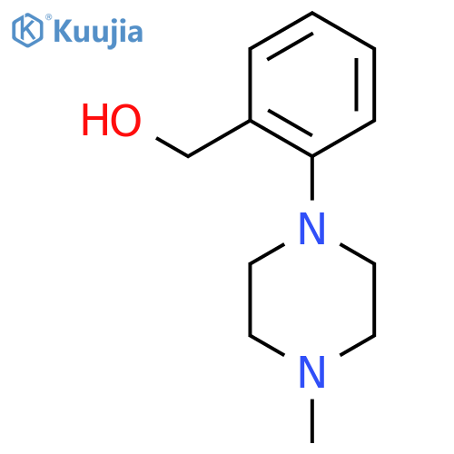 2-(4-Methylpiperazin-1-yl)phenylmethanol structure