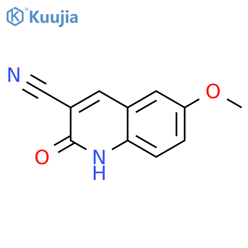 6-Methoxy-2-oxo-1,2-dihydroquinoline-3-carbonitrile structure