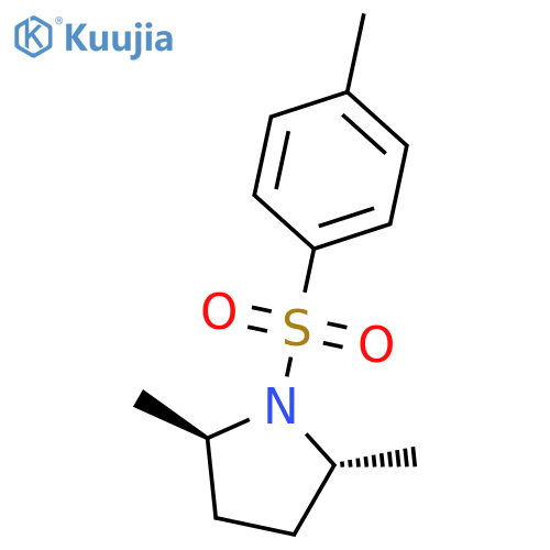 Pyrrolidine,2,5-dimethyl-1-[(4-methylphenyl)sulfonyl]-, (2R,5R)-rel- structure