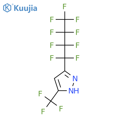 5-Nonafluorobutyl-3-(trifluoromethyl)pyrazole structure